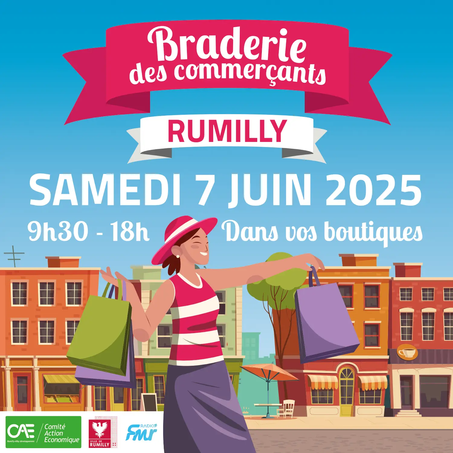 Affiche Braderie des commerçants de Rumilly